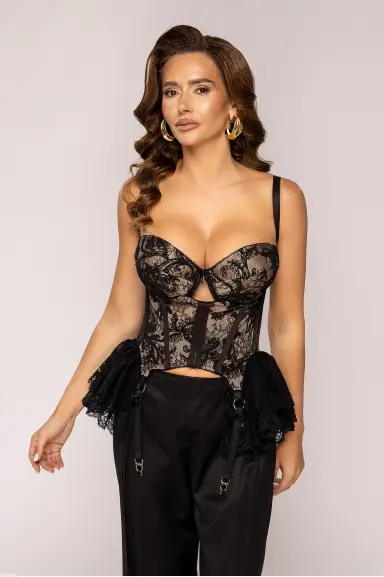 Corset NOIR ETOILE 0108